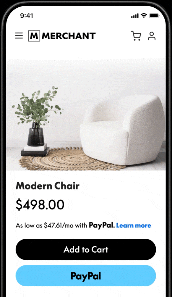 独立展示按钮,提供更多支付选项,订单转化更稳